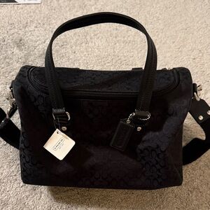 Coach Black Signature Train Case